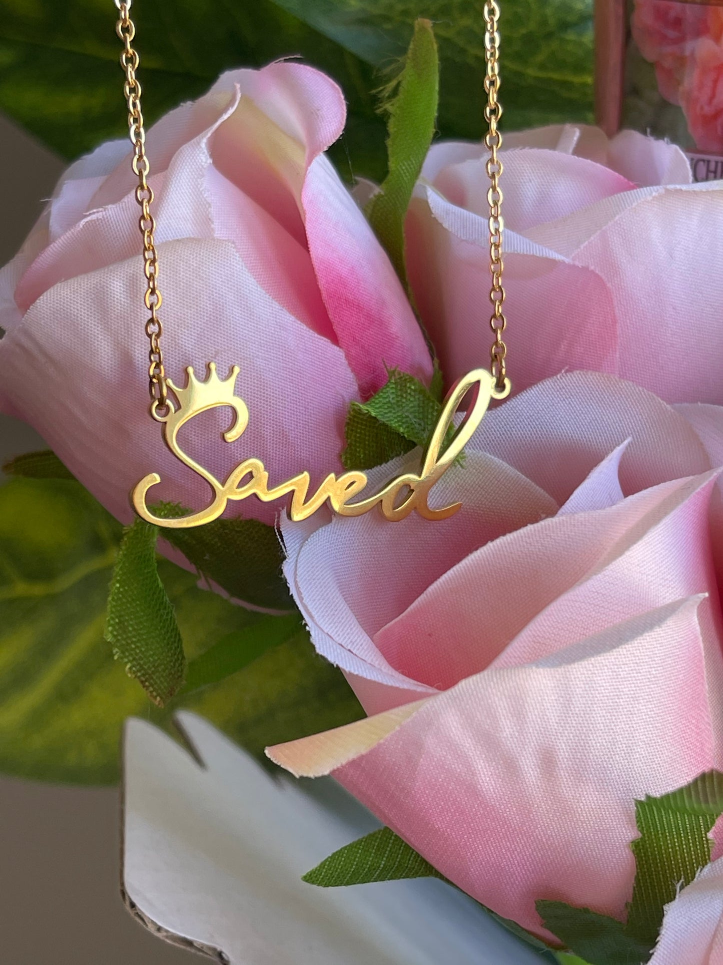 Crowned "By Grace" Necklace