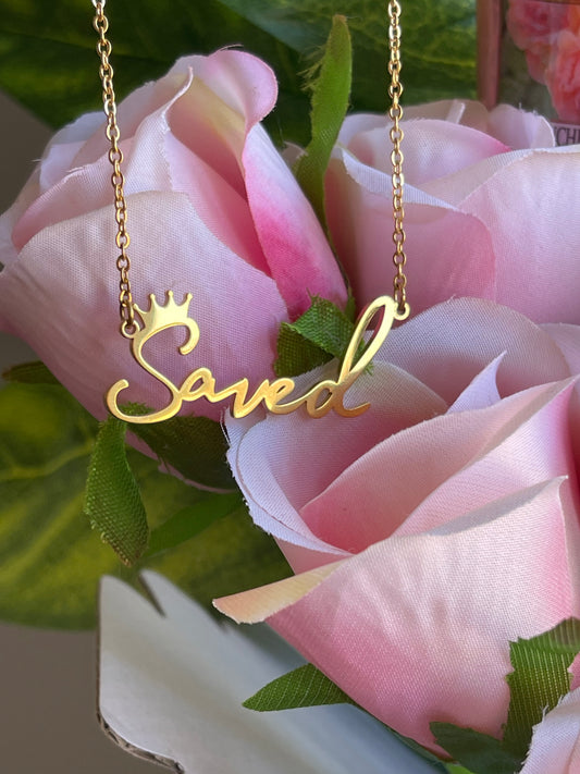 Crowned "By Grace" Necklace